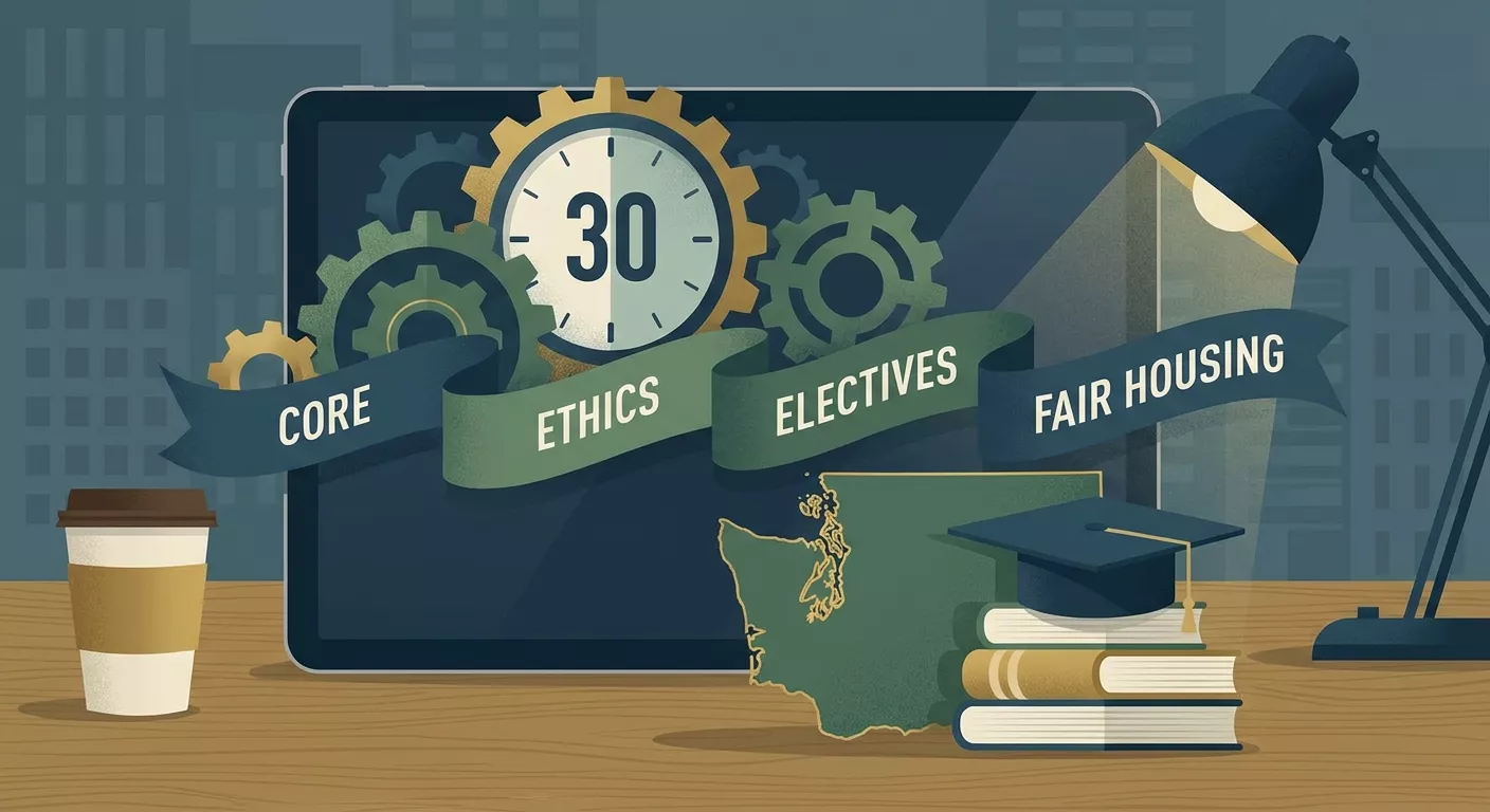 The 30-Hour Washington Real Estate CE Structure — Washington Real Estate Continuing Education: The Complete 30-Hour Breakdown