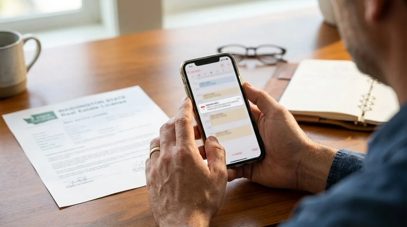 The Last-Minute Renewal Crunch: Why Washington Brokers Get Stuck — Last-Minute Washington Real Estate License Renewal: What to Do First
