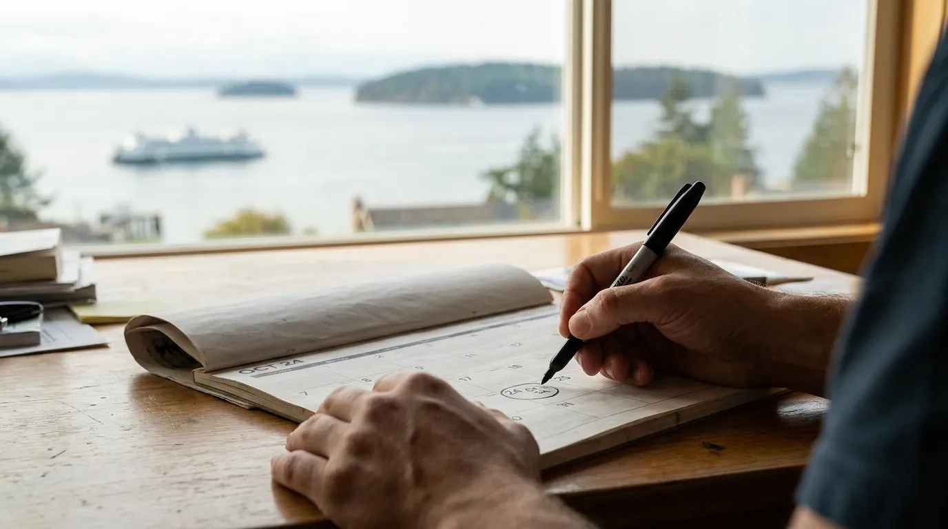 Start from your expiration date and work backward — A Backwards-Planned Study Calendar for Washington's 90 Hours